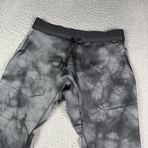 Nike Tech Pack Power Running Pants Mens Small Black Grey Dyed Tights BV5486-021